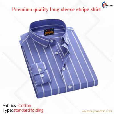 1 Piece Long Sleeve Strip Shirt