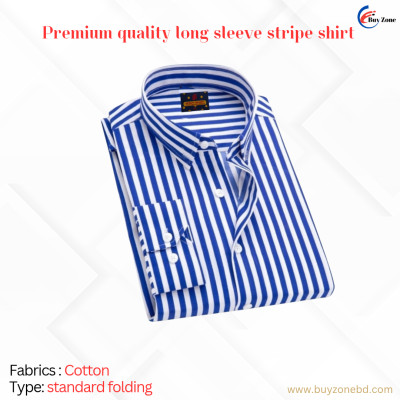 1 Piece Long Sleeve Strip Shirt