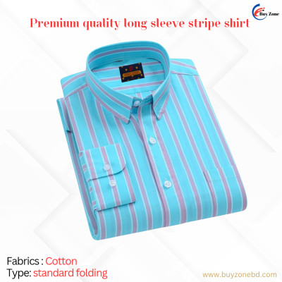 1 Piece Long Sleeve Strip Shirt