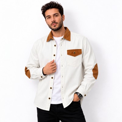 1 Piece Full Sleeve Single Pocket Denim Shirt