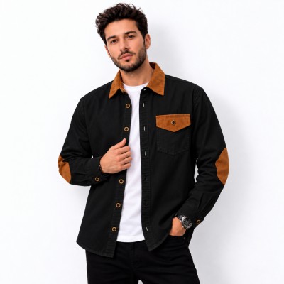 1 Piece Full Sleeve Single Pocket Denim Shirt